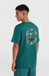 O'Neill T-Shirt JACK O'NEILL BACKPRINT T-SHIRT Grün/Türkis/Dunkelgrün