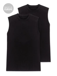 Unterhemd Shirt 0/0 - American T-Shirt (2-St)