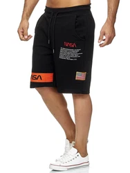 RedBridge Sweatshorts Nasa Motiv Rot/Schwarz/Orange/Dunkelblau