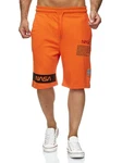 RedBridge Sweatshorts Nasa Motiv Orange