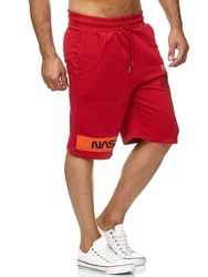 RedBridge Sweatshorts Nasa Motiv Rot