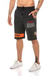 RedBridge Sweatshorts Nasa Motiv Dunkelgrau/Dunkelblau/Grau/Hellgrau/Orange