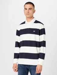 Gant Langarmshirt Weiß/Dunkelblau/Blau/Hellblau/Creme