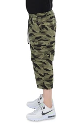 Ben Creek Cargobermudas QM7 3/4 Zip-Off Capri Bermuda Dunkelgrün