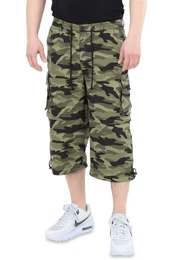 Cargobermudas QM7 3/4 Zip-Off Capri Bermuda, kurze Herren Shorts, Outdoorhose