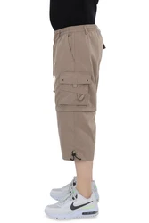 Ben Creek Cargobermudas QM7 3/4 Zip-Off Capri Bermuda Khaki/Beige