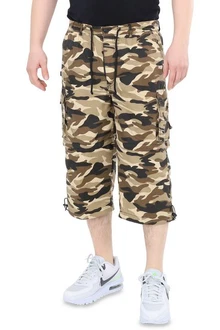 Ben Creek Cargobermudas QM7 3/4 Zip-Off Capri Bermuda Dunkelgrün/Khaki/Grau/Beige Ben Creek Cargobermudas QM7 3/4 Zip-Off Capri Bermuda Dunkelgrün/Khaki/Grau/Beige