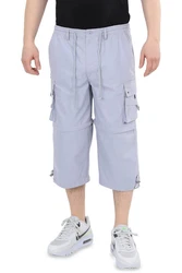 Ben Creek Cargobermudas QM7 3/4 Zip-Off Capri Bermuda Blau/Hellblau/Grau/Dunkelblau