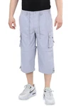 Ben Creek Cargobermudas QM7 3/4 Zip-Off Capri Bermuda Blau/Hellblau/Grau/Dunkelblau
