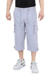 Ben Creek Cargobermudas QM7 3/4 Zip-Off Capri Bermuda Blau/Hellblau/Grau/Dunkelblau