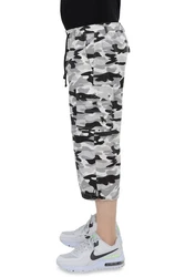 Ben Creek Cargobermudas QM7 3/4 Zip-Off Capri Bermuda Dunkelblau/Dunkelgrün/Grau/Weiß