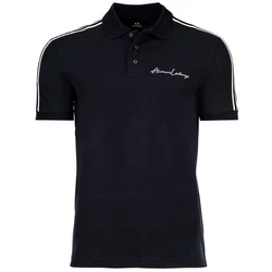 ARMANI EXCHANGE Poloshirt Herren Logo Dunkelblau