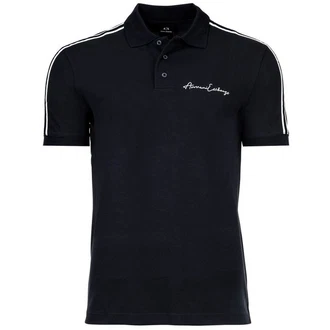 ARMANI EXCHANGE Poloshirt Herren Logo Dunkelblau