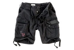 Trooper Cargoshorts Airborne Bermuda Schwarz/Dunkelgrau/Dunkelblau/Blau/Grau
