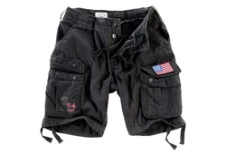 Trooper Cargoshorts Airborne Bermuda Schwarz/Dunkelgrau/Dunkelblau/Blau/Grau
