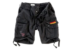 Trooper Cargoshorts Airborne Bermuda Schwarz/Dunkelgrau/Dunkelblau/Blau/Grau