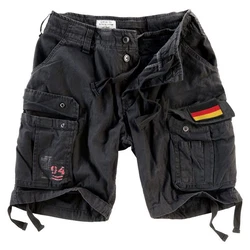 Trooper Cargoshorts Airborne Bermuda Schwarz/Dunkelgrau/Dunkelblau/Blau/Grau