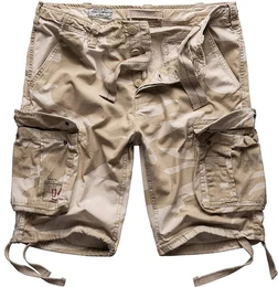 Cargoshorts Airborne Bermuda Baumwolle Sommer Shorts Kurze Hose Army knielang