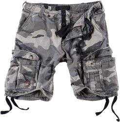 Trooper Cargoshorts Airborne Bermuda Dunkelgrün/Grau/Dunkelblau/Blau
