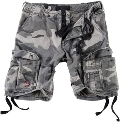 Trooper Cargoshorts Airborne Bermuda Dunkelgrün/Grau/Dunkelblau/Blau