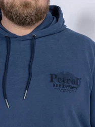 Petrol Industries Kapuzensweatshirt Men Sweater Hooded Dunkelblau/Hellblau/Grau/Blau