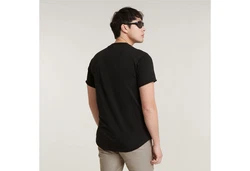 G-STAR T-Shirt HQ oldskool logo lash r t Schwarz/Creme
