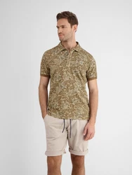 LERROS Poloshirt  Braun/Dunkelgrün/Khaki/Beige