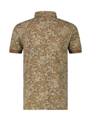 LERROS Poloshirt  Braun/Dunkelgrün/Khaki/Beige