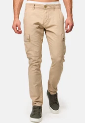 Indicode Cargohose INSafi Khaki/Beige