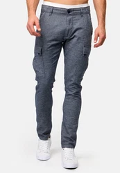 Indicode Cargohose INSafi Dunkelblau/Dunkelgrau/Grau/Hellgrau