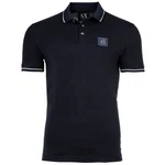 ARMANI EXCHANGE Poloshirt Dunkelblau/Blau
