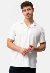 Indicode Langarmhemd Rycroft Weiß/Creme/Rot