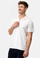 Indicode Langarmhemd Rycroft Weiß/Creme/Rot