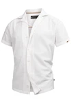 Indicode Langarmhemd Rycroft Weiß/Creme/Rot