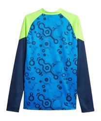 PUMA Sweater individualCUP HalfZip Sweatshirt Blau/Grün/Türkis/Hellblau