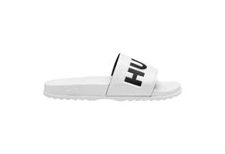 HUGO Nil Slid Badepantolette Weiß/Lila