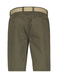 LERROS Chino-Bermuda für Herren Khaki/Dunkelgrün