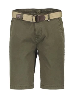 LERROS Chino-Bermuda für Herren Khaki/Dunkelgrün