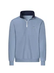 Trigema Sweatshirt mit Kragen und Reißverschluss 