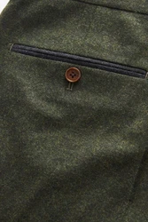Next Slim Fit Donegal Anzughose mit Besatz 