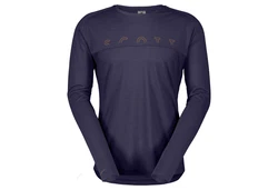 Scott Langarmshirt Defined Merino L/sl Tee Herren Dunkelblau/Lila