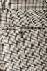 Next Stoffhose Elegante Slim Fit (1-tlg) Khaki/Grün/Beige