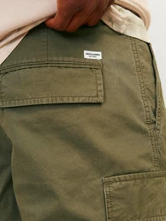 JACK & JONES Shorts JJCOLE CAMPAIGN Dunkelgrün/Khaki