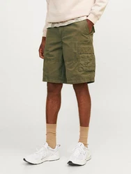 JACK & JONES Shorts JJCOLE CAMPAIGN Dunkelgrün/Khaki