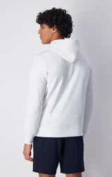 Champion Sweatshirt Hooded Sweatshirt mit neuem Champion-Logo White