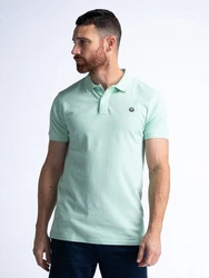 Petrol Industries Poloshirt Herren Kurzarm Grün/Hellgrün/Türkis
