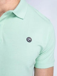 Petrol Industries Poloshirt Herren Kurzarm Grün/Hellgrün/Türkis