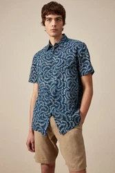 Next Kurzarmhemd Blau