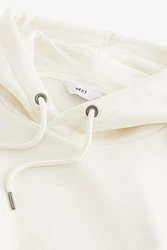 Next Oversized Fit Jersey-Hoodie Khaki/Beige/Hellgrün/Weiß