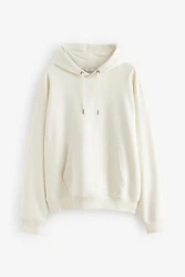 Next Oversized Fit Jersey-Hoodie Khaki/Beige/Hellgrün/Weiß